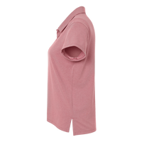 Adidas Women's Blended Polo, Pink Strata Melange, Left Sleeve view