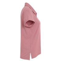 Adidas Women's Blended Polo, Pink Strata Melange, Right Sleeve view