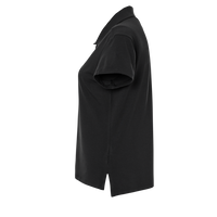 Adidas Women's Blended Polo, Solid Black, Left Sleeve view