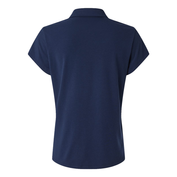 Adidas Women's Blended Polo, Solid Collegiate Navy, Back view