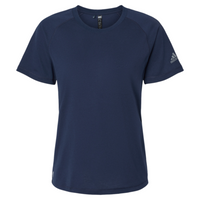 Adidas Women's Blended T-Shirt, Collegiate Navy, Front view