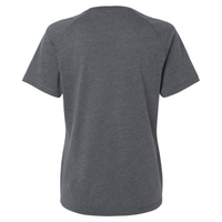 Adidas Women's Blended T-Shirt, Dark Grey Heather, Back view