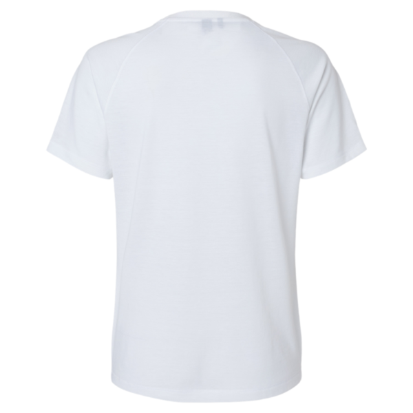 Adidas Women's Blended T-Shirt, White, Back view