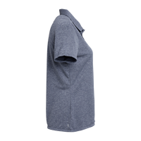 Adidas Women's Heathered Polo, Collegiate Navy Melange, Right Sleeve view