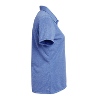 Adidas Women's Heathered Polo, Collegiate Royal Melange, Right Sleeve view