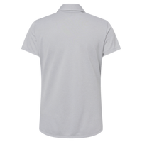 Adidas Women's Heathered Polo, Grey Two Melange, Back view