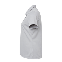 Adidas Women's Heathered Polo, Grey Two Melange, Left Sleeve view