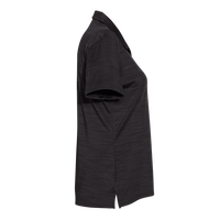 Adidas Women's Mélange Polo, Black Melange, Right Sleeve view
