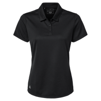 Adidas Women's Micro Piqué Polo, Black, Front view
