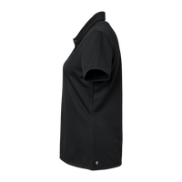 Adidas Women's Micro Piqué Polo, Black, Left Sleeve view