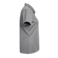 Adidas Women's Micro Piqué Polo, Grey Three, Right Sleeve view