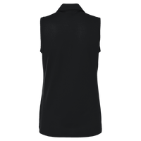 Adidas Women's Ottoman Sleeveless Polo, Black, Back view