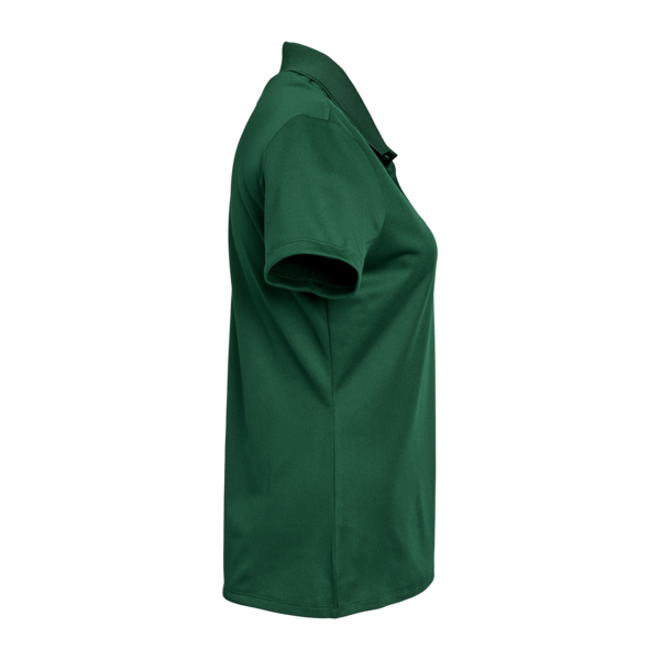 Adidas Women's Performance Piqué Polo, Collegiate Green, Right Sleeve view