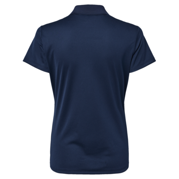 Adidas Women's Performance Piqué Polo, Collegiate Navy, Back view
