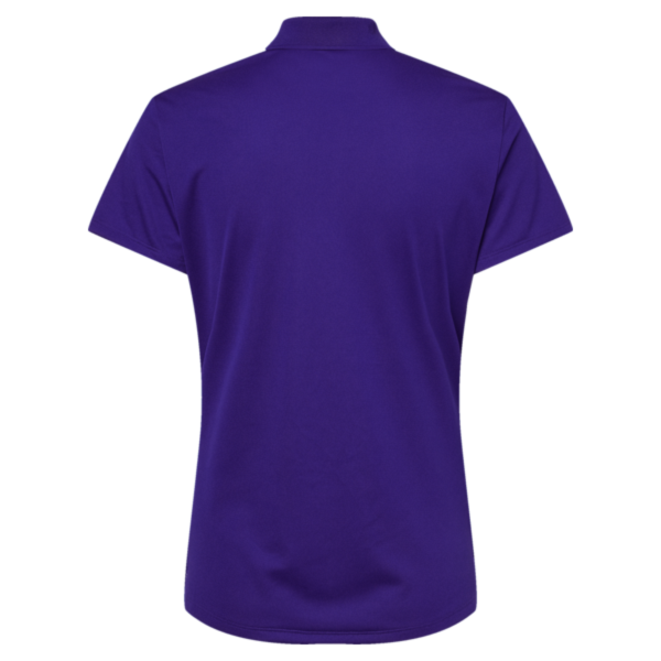 Adidas Women's Performance Piqué Polo, Collegiate Purple, Back view