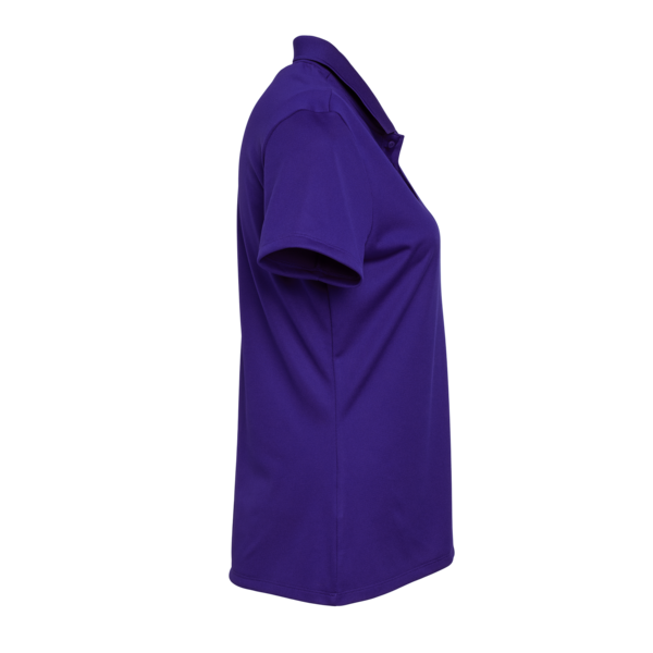 Adidas Women's Performance Piqué Polo, Collegiate Purple, Right Sleeve view