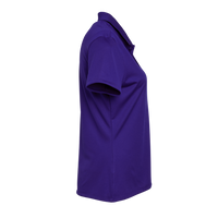Adidas Women's Performance Piqué Polo, Collegiate Purple, Right Sleeve view
