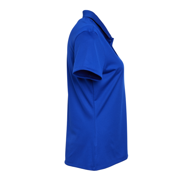 Adidas Women's Performance Piqué Polo, Collegiate Royal, Right Sleeve view