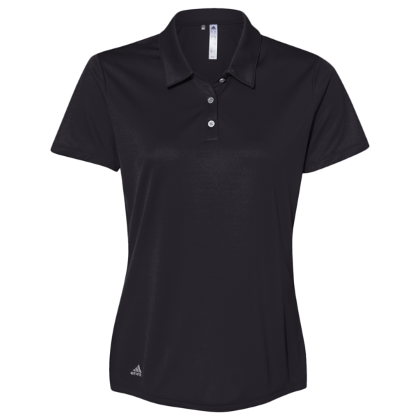 Adidas Women's Performance Polo, Black, Front view
