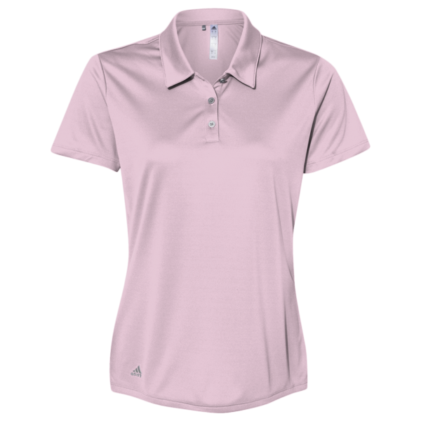 Adidas Women's Performance Polo, Bliss Pink, Front view