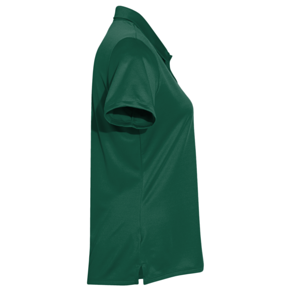 Adidas Women's Performance Polo, Collegiate Green, Right Sleeve view