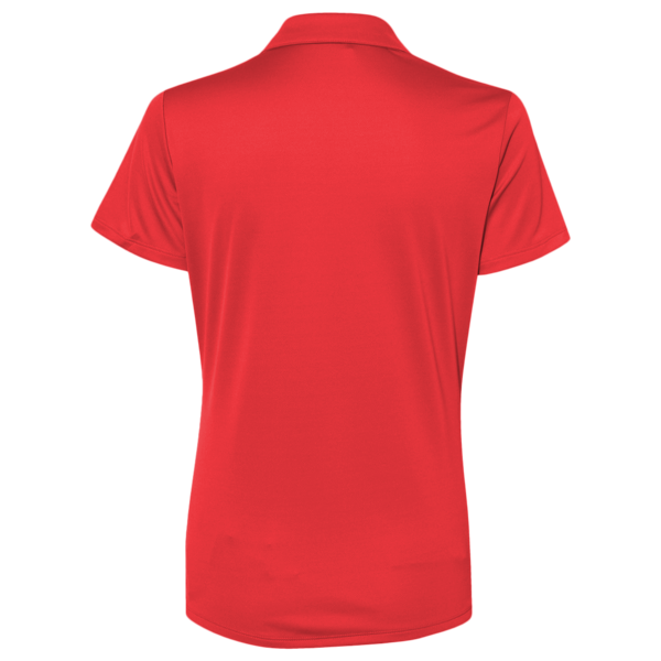Adidas Women's Performance Polo, Collegiate Red, Back view