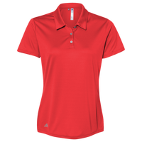Adidas Women's Performance Polo, Collegiate Red, Front view