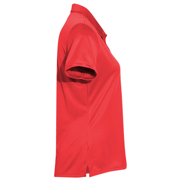 Adidas Women's Performance Polo, Collegiate Red, Right Sleeve view