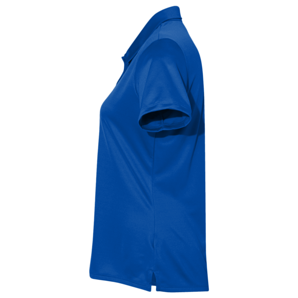 Adidas Women's Performance Polo, Collegiate Royal, Left Sleeve view