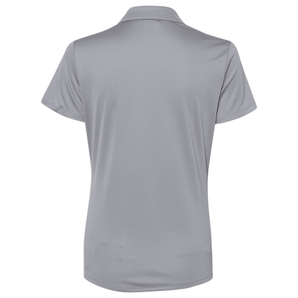 Adidas Women's Performance Polo, Grey Three, Back view