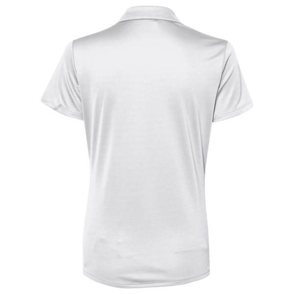 Adidas Women's Performance Polo, White, Back view