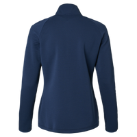 Adidas Women's Spacer Quarter-Zip Pullover, Collegiate Navy, Back view