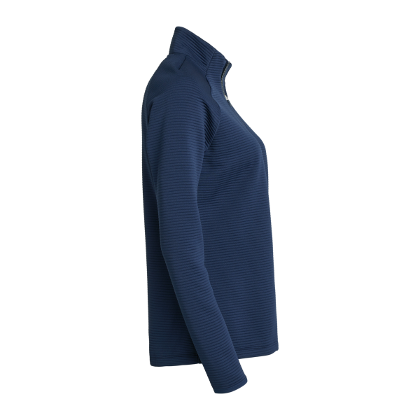 Adidas Women's Spacer Quarter-Zip Pullover, Collegiate Navy, Right Sleeve view