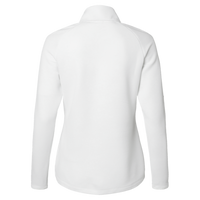 Adidas Women's Spacer Quarter-Zip Pullover, Core White, Back view