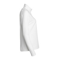 Adidas Women's Spacer Quarter-Zip Pullover, Core White, Right Sleeve view