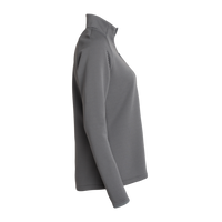 Adidas Women's Spacer Quarter-Zip Pullover, Grey Five, Right Sleeve view
