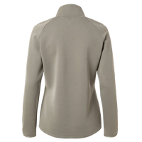 Adidas Women's Spacer Quarter-Zip Pullover, Silver Pebble, Back view