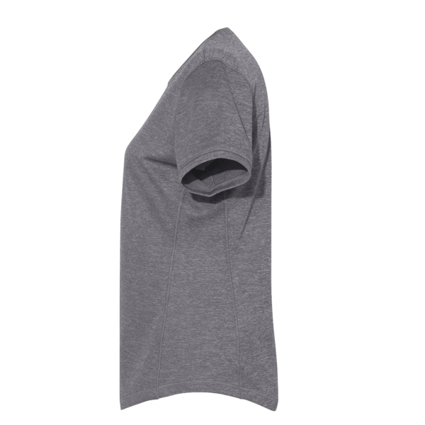 Adidas Women's Sport T-Shirt, Black Heather, Left Sleeve view