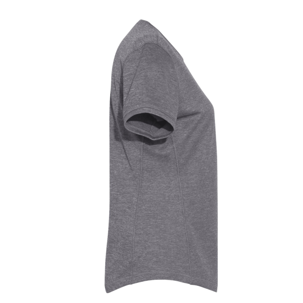 Adidas Women's Sport T-Shirt, Black Heather, Right Sleeve view