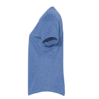 Adidas Women's Sport T-Shirt, Collegiate Royal Heather, Left Sleeve view