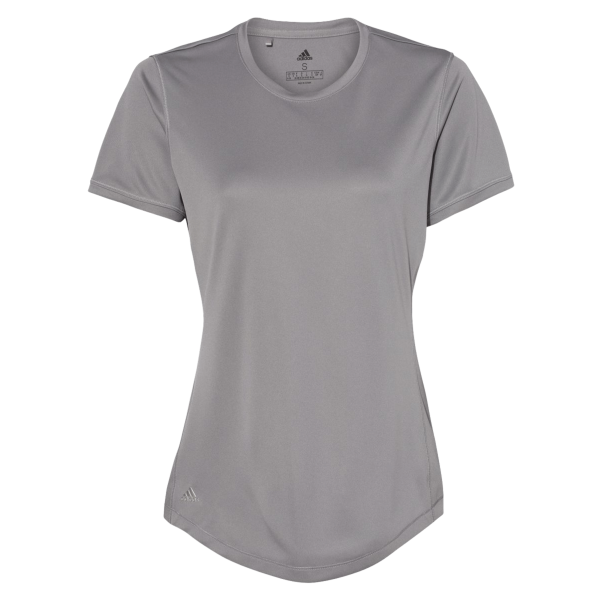 Adidas Women's Sport T-Shirt, Grey Three, Front view