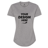 Adidas Women's Sport T-Shirt, Grey Three Heather, Front view, Mockup