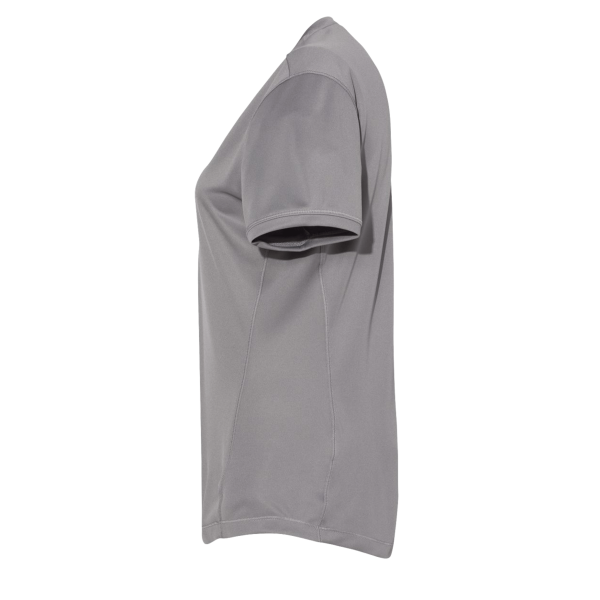 Adidas Women's Sport T-Shirt, Grey Three, Left Sleeve view