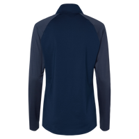 Adidas Women's Ultimate365 Lightweight Raglan Quarter-Zip Pullover, Team Navy Blue, Back view