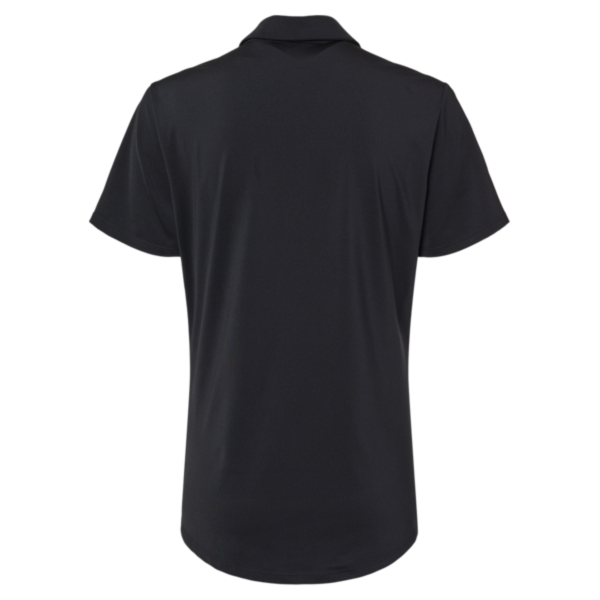 Adidas Women's Ultimate365 Solid Polo, Black, Back view