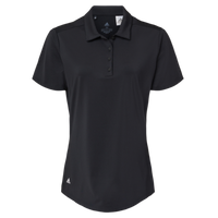 Adidas Women's Ultimate365 Solid Polo, Black, Front view