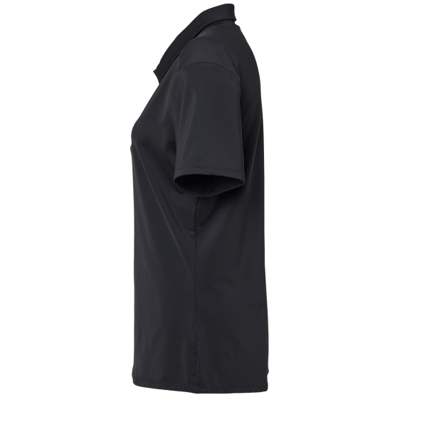 Adidas Women's Ultimate365 Solid Polo, Black, Left Sleeve view