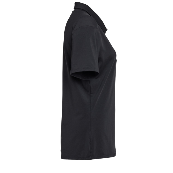 Adidas Women's Ultimate365 Solid Polo, Black, Right Sleeve view