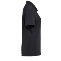 Adidas Women's Ultimate365 Solid Polo, Black, Right Sleeve view