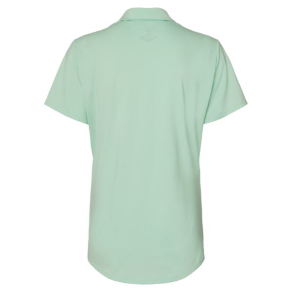 Adidas Women's Ultimate365 Solid Polo, Clear Mint, Back view